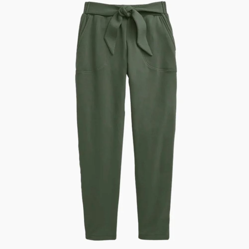 The Softest French Terry Tie-Waist Pant, Sz M